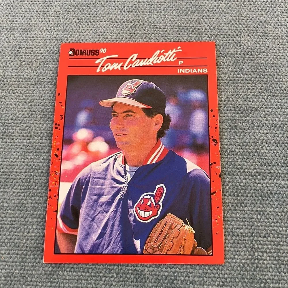 1990 Donruss Cleveland Indians Baseball Card Trading Card